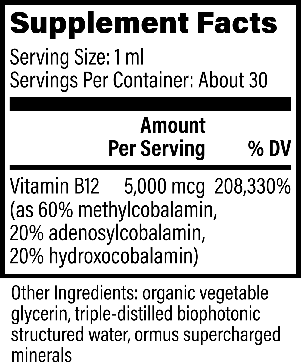 Organic Vitamin B12 Liquid